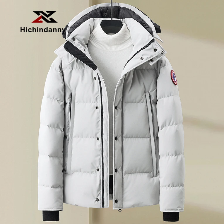 HICHIN白鹅绒运动羽绒服男女款秋冬季加厚防寒服保暖羽绒衣情侣