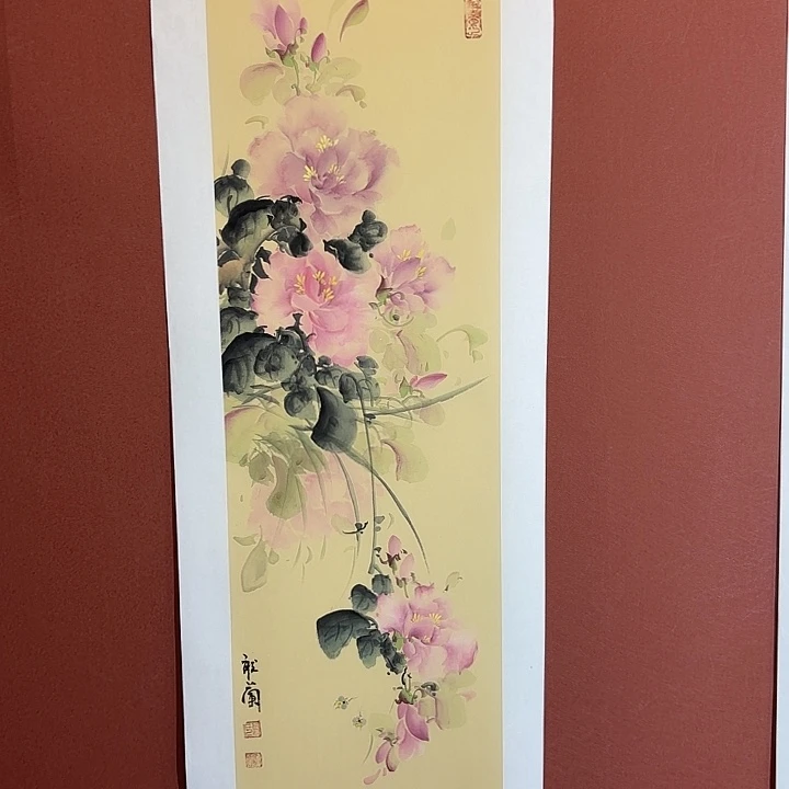 国画听兰老师花鸟