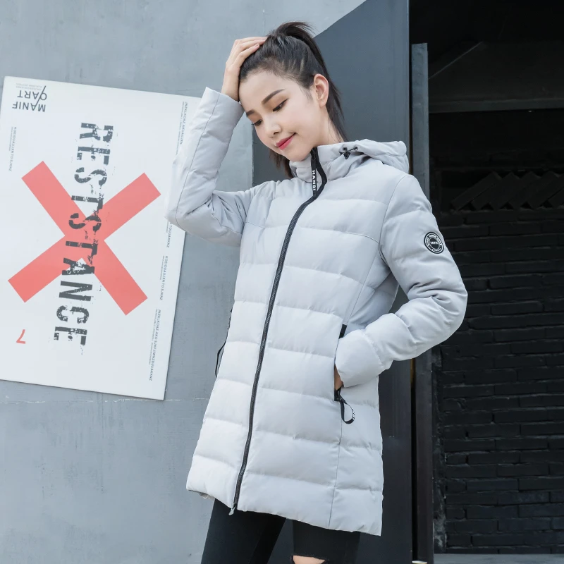 HANSI/寒思羽绒服 8088 女中长款秋冬外套时尚韩版时尚羽绒服