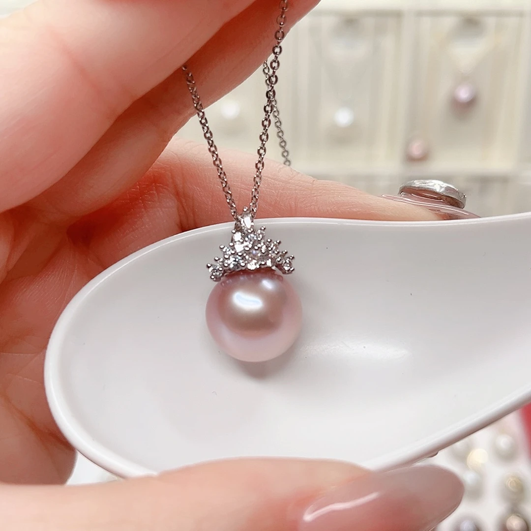 淡水珍珠吊坠(赠链)合金