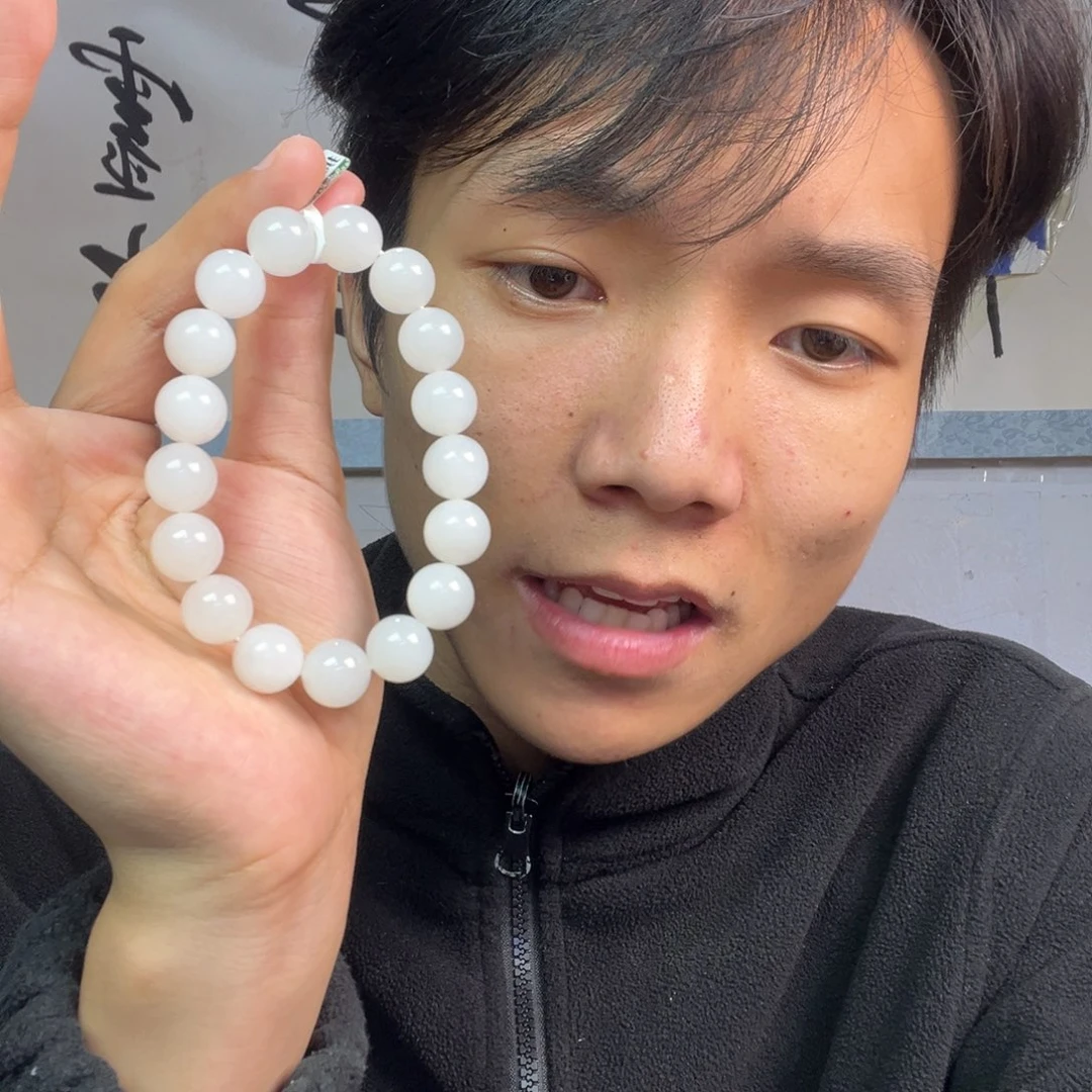 颈饰未镶嵌和田玉多样性高端羊脂玉卡12货头