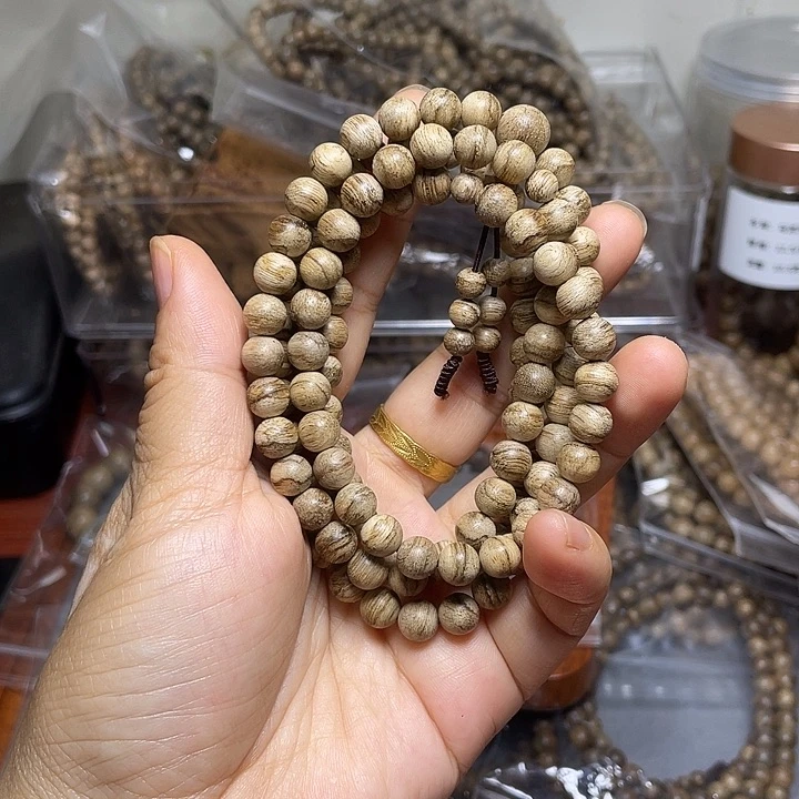 沉香碎屑沉香达拉干虎斑纹7.8mm17克