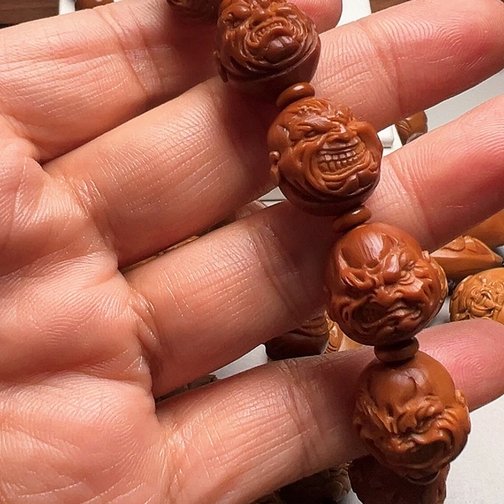 张***鸣橄榄核手串/手链经典恶僧