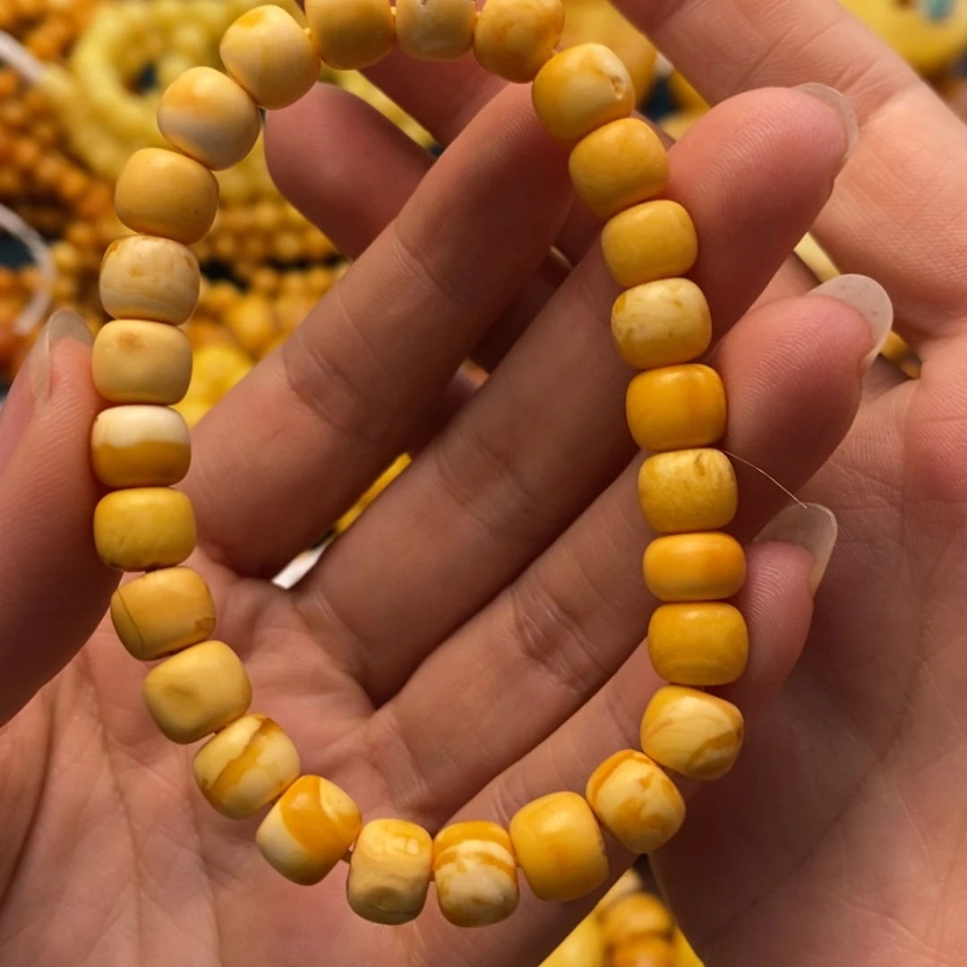 琥珀颈饰未镶嵌8加