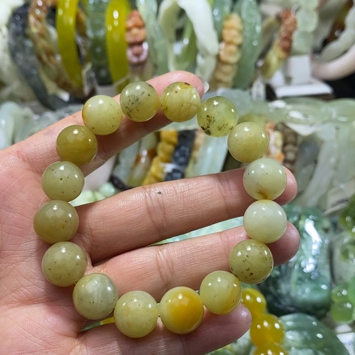 未镶嵌岫玉岫玉手链