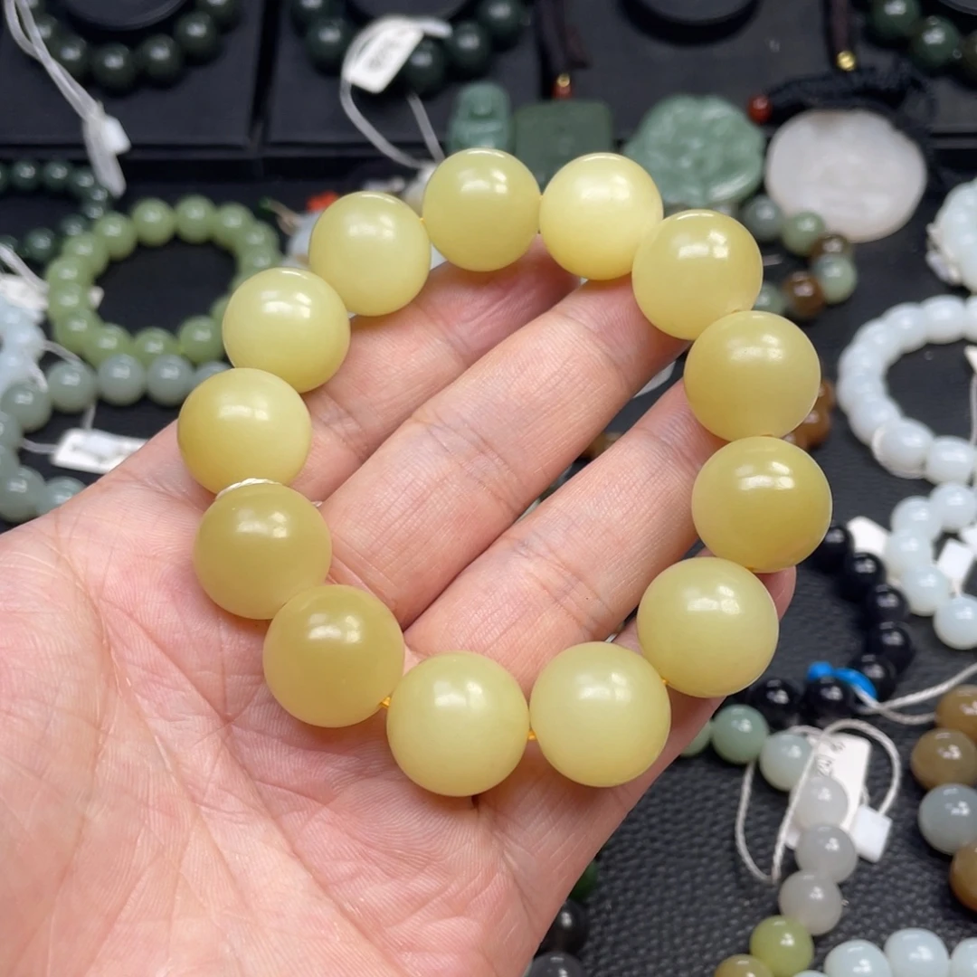 和田玉未镶嵌手链