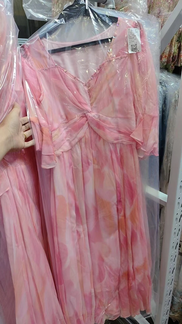 【2025-林姐真丝】重磅100桑蚕丝连衣裙Q24S345