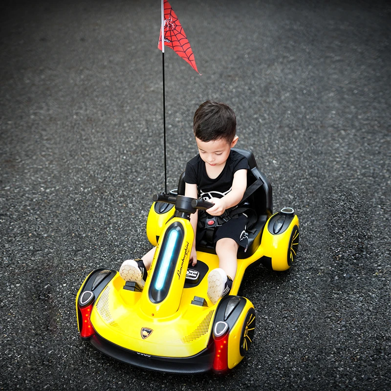 儿童玩具车四轮电动卡丁车1-12岁男女宝宝可坐人遥控玩具充电汽车