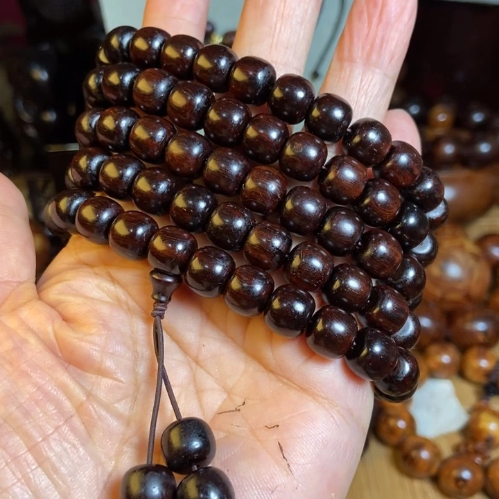 檀香紫檀（小叶紫檀）不***子紫檀老型珠尺寸9*10