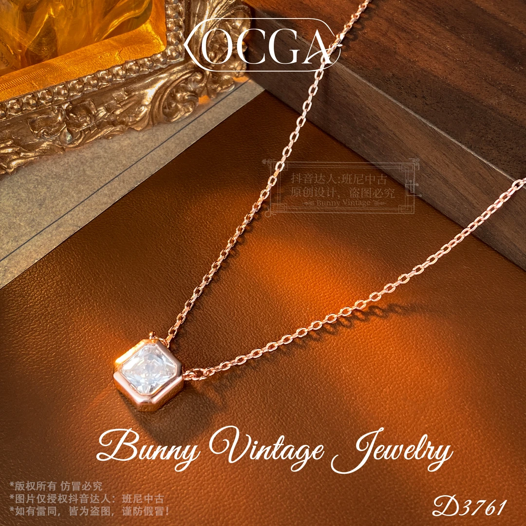 镀K金D3761 法★【永恒之恋】OCGA 欧斯伽斯 项链