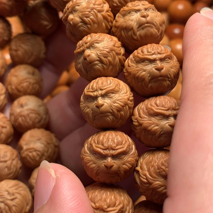 【闪购商品】猴头核桃手串放****来悟空