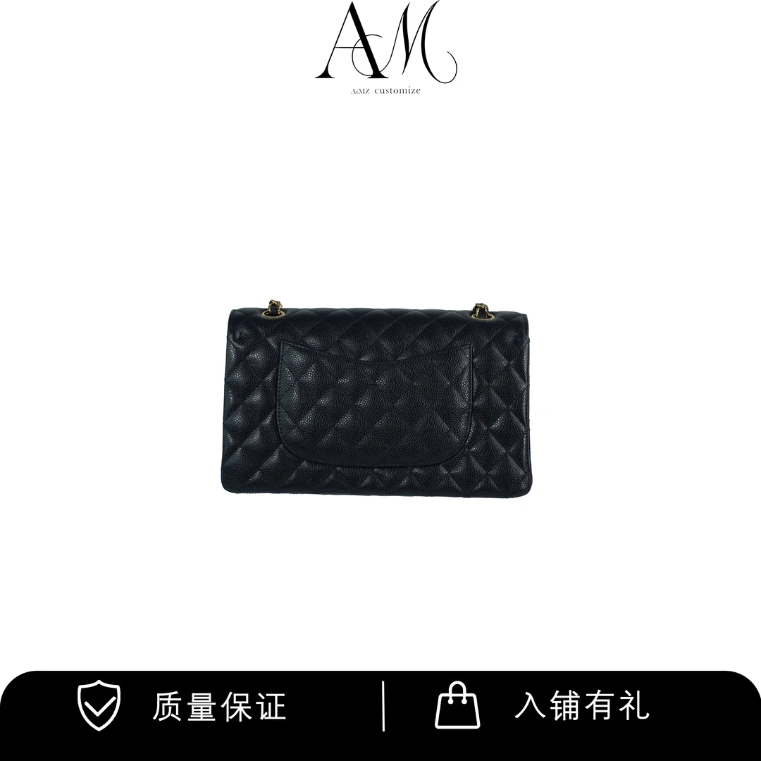 【丹姐】原厂皮鱼子酱cf链条包真皮女包