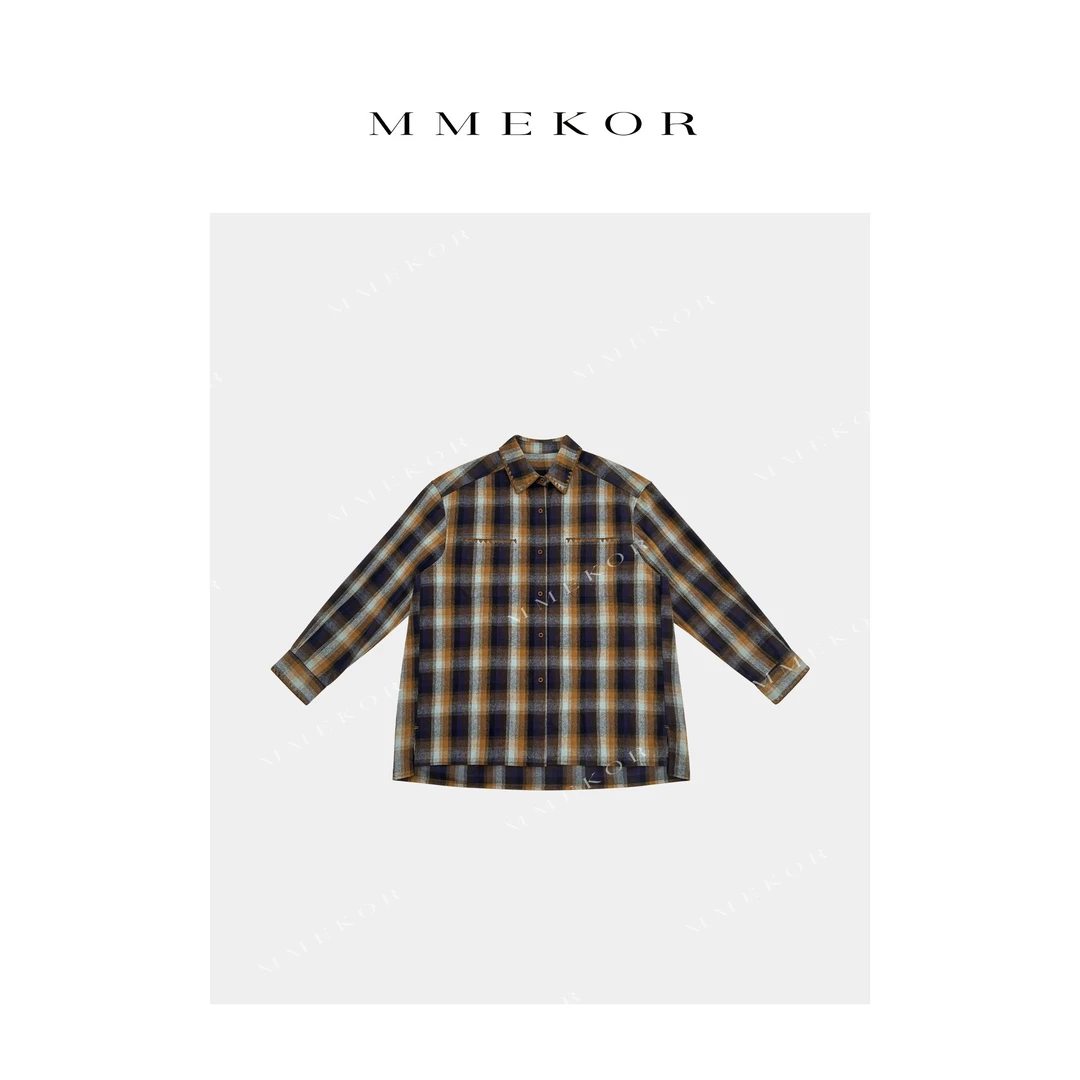 MMEKOR“可露丽”衬衫 2025新款秋款末日美拉德风时髦外套 30176