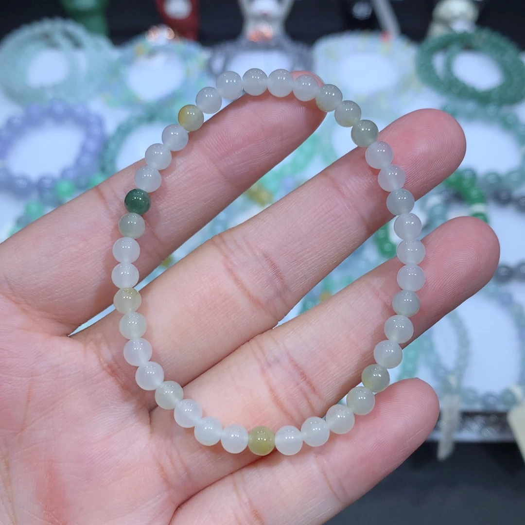 翡翠未镶嵌手串天然