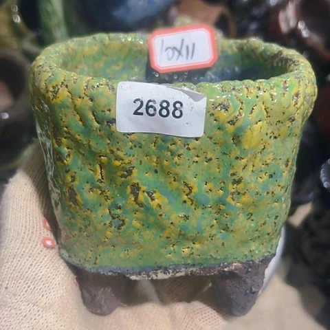 粗陶花盆手工花盆制作