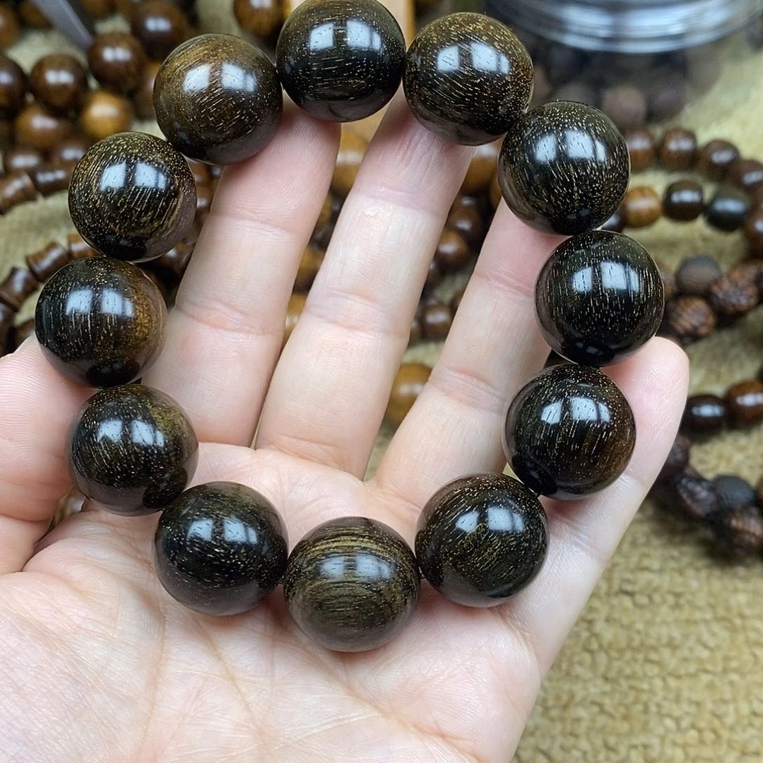 黄***绝手串/手链贡木2.0巴布亚新几内亚贡