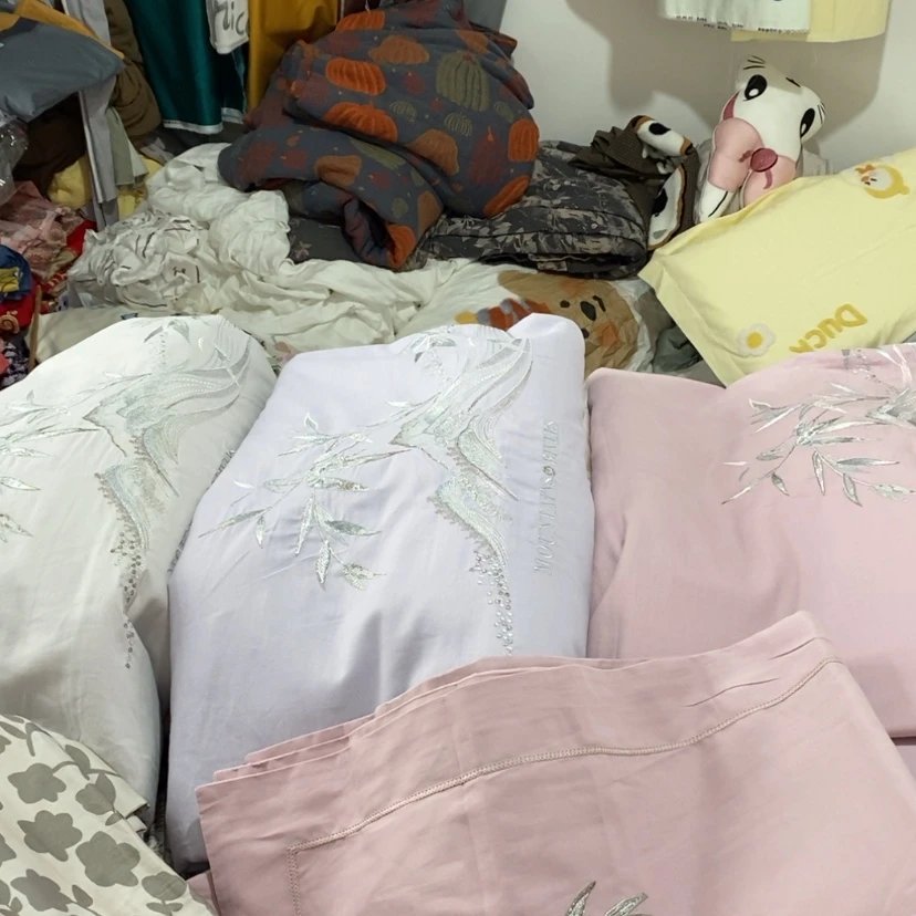 【闪购商品】紫色绣花4️⃣件套