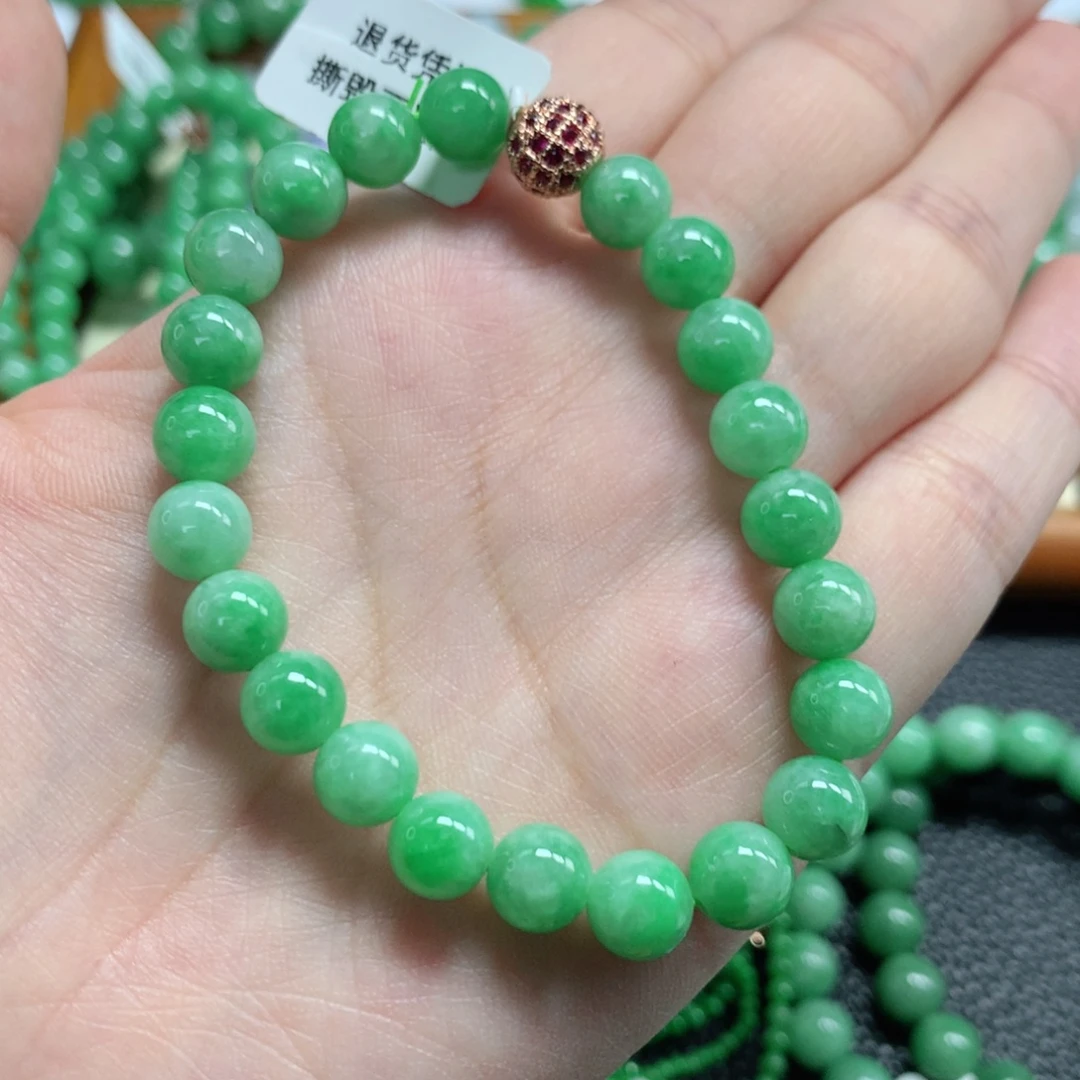 未镶嵌手链翡翠翡翠