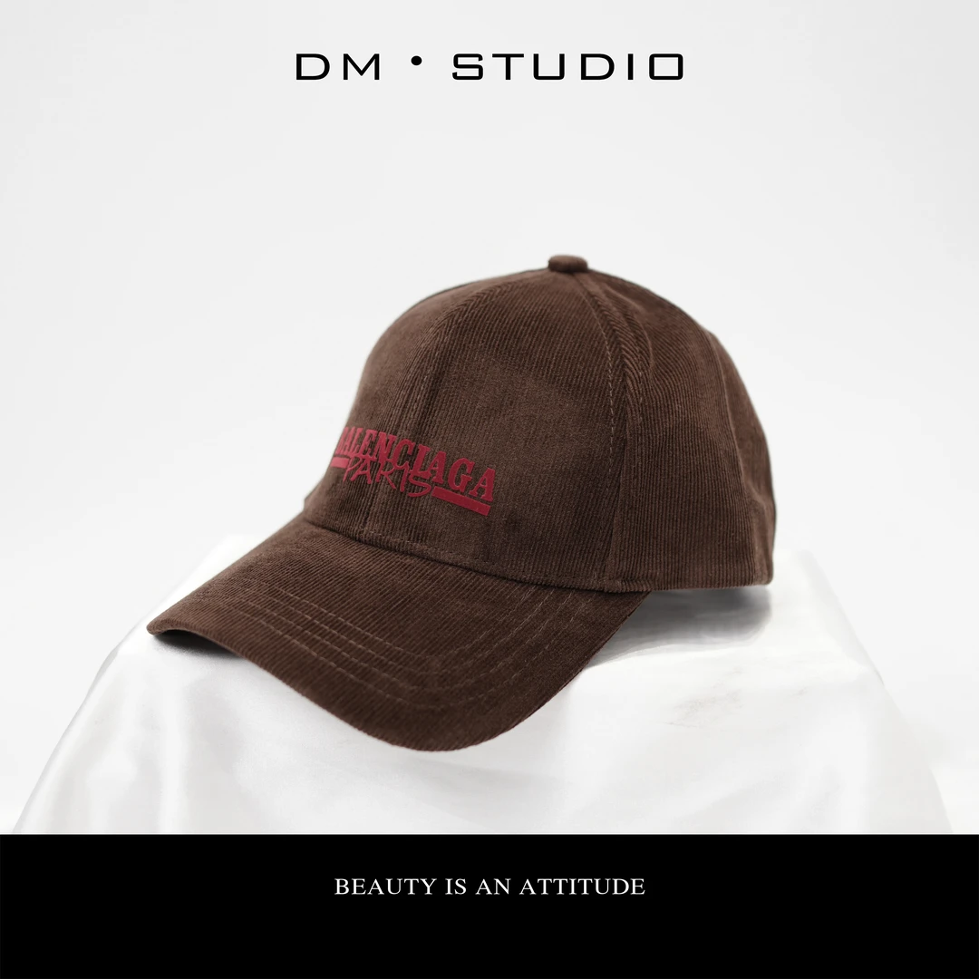 -DM•STUDIO/日常通勤出游白带英文刺绣棒球帽鸭舌帽（8464）