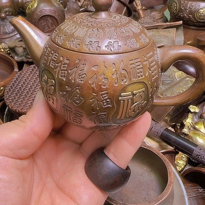 铜器办公室茶室摆件