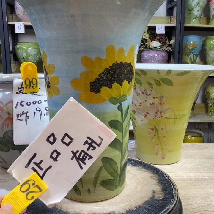 景德镇高温陶瓷花盆