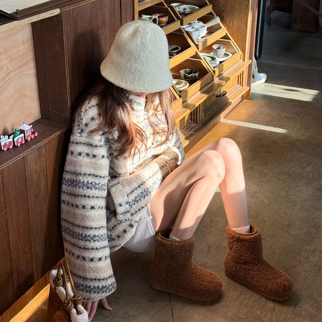 小发喵「柔绒潮范三重奏多色质感保暖靴｜冬日暖阳奢韵风尚密码」999