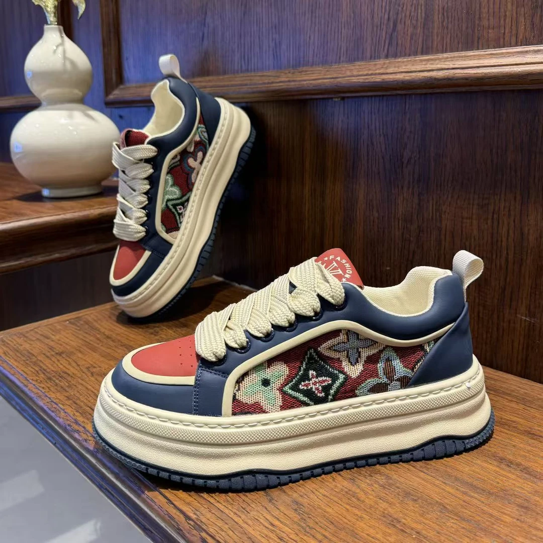 男士秋季运动休闲鞋透气时尚休闲鞋网红鞋子夏季春季复古运动鞋