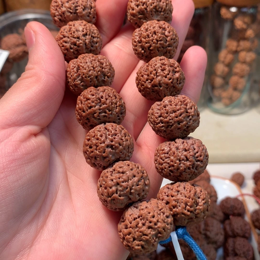 吊坠金刚菩提唐**品五瓣熊猫菠萝蜜20一共18颗