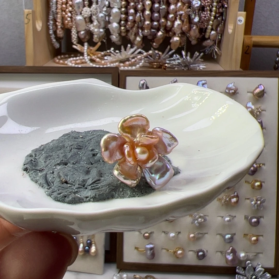 淡水珍珠手绳合金