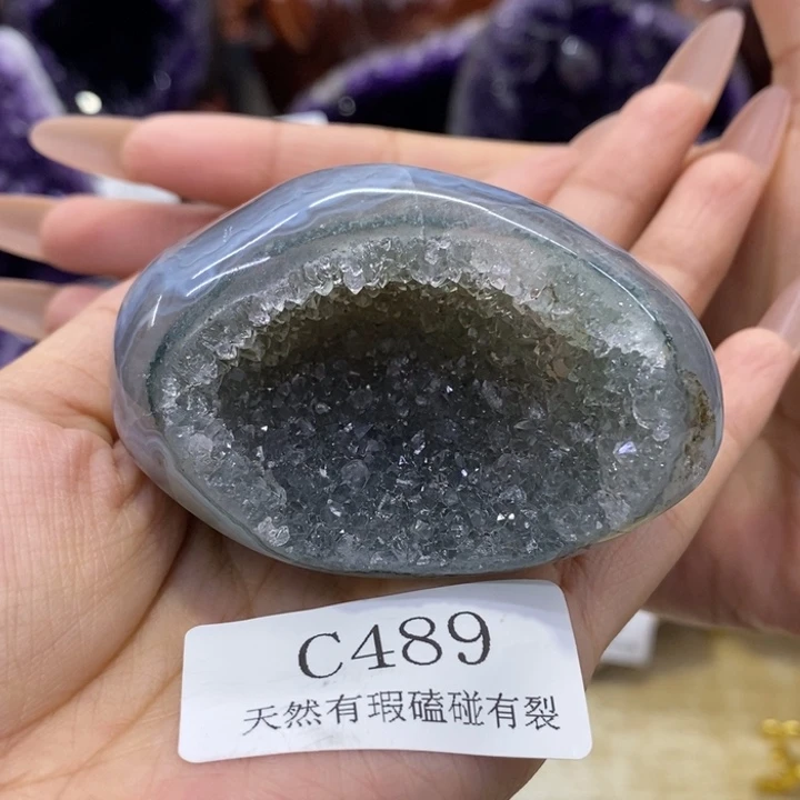 苹***果紫晶大型摆件（非配饰）未镶嵌
