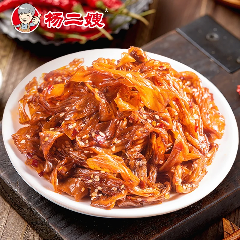 杨二嫂湖南特产麻辣豆皮豆腐皮手撕辣片 办公室 宿舍休闲辣味零食