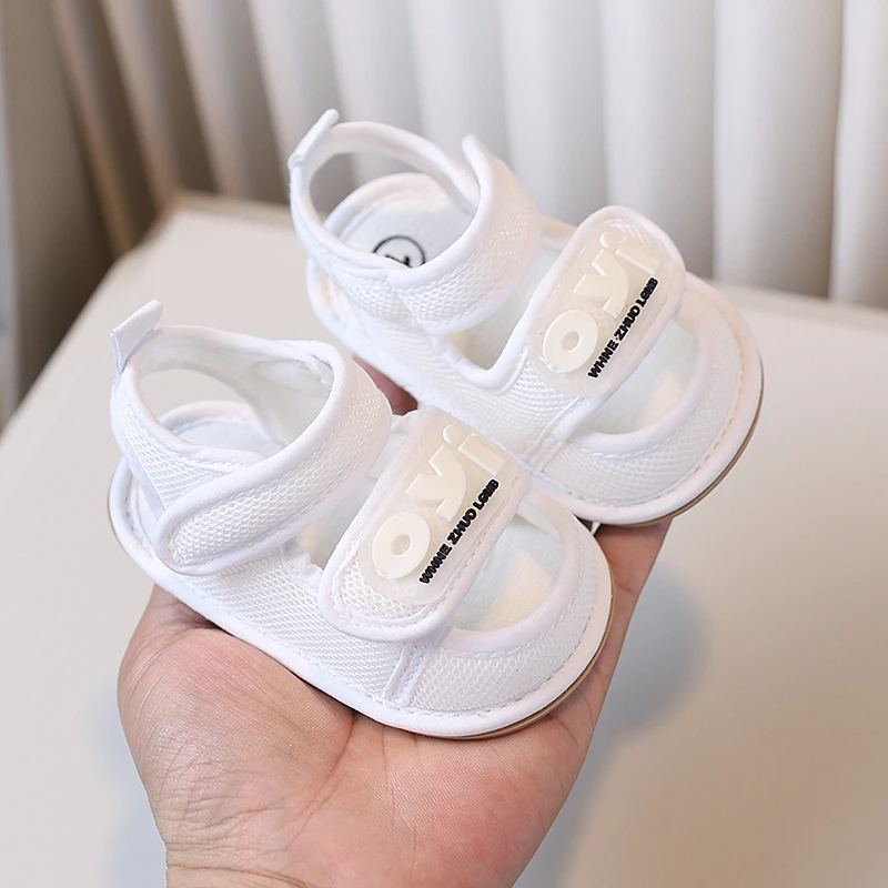 婴儿凉鞋夏季0-1岁透气男女宝宝软底学步鞋防滑6-12个月防滑不掉3