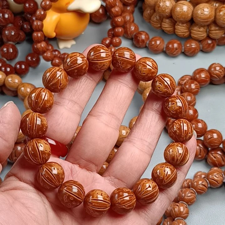 桃核手串铁籽13定向产品超24小时不退换