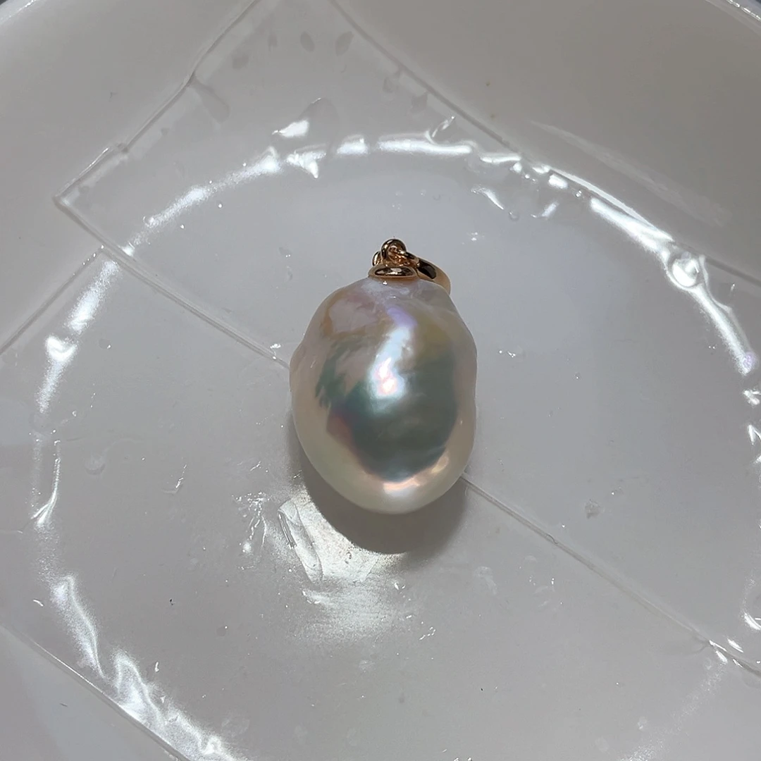 淡水珍珠颈饰银S925镶嵌