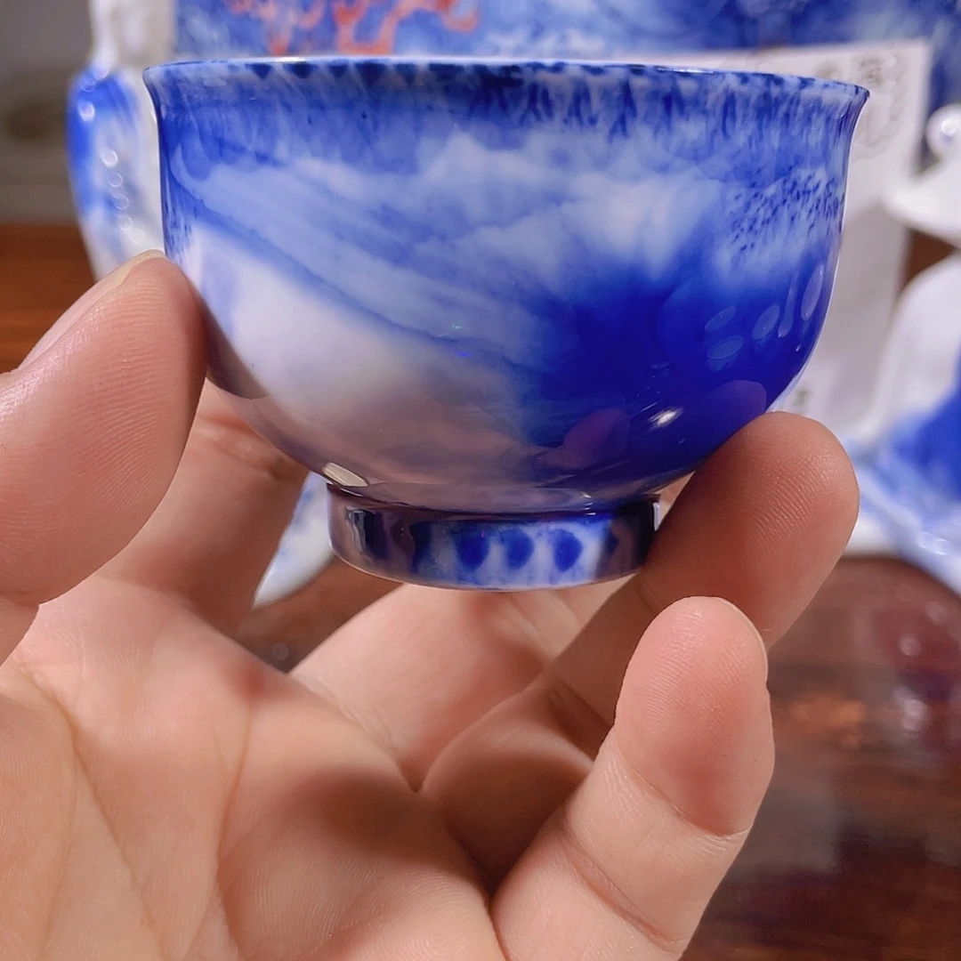 景德镇青花瓷杯子