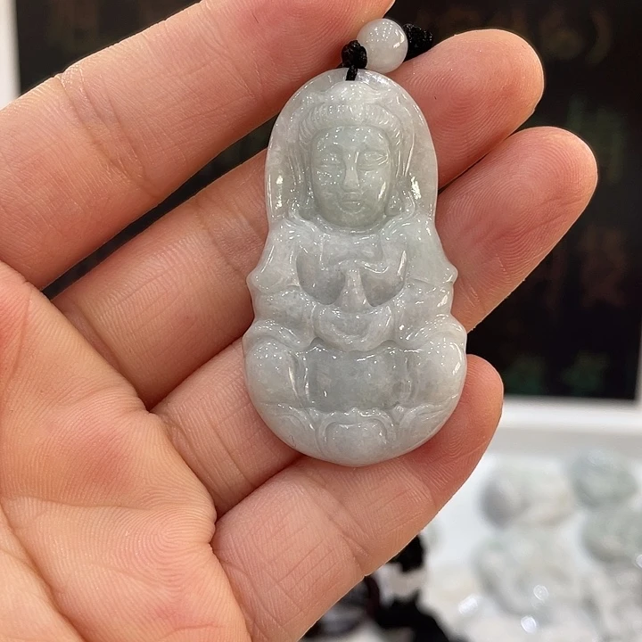翡翠未镶嵌颈饰翡翠观音