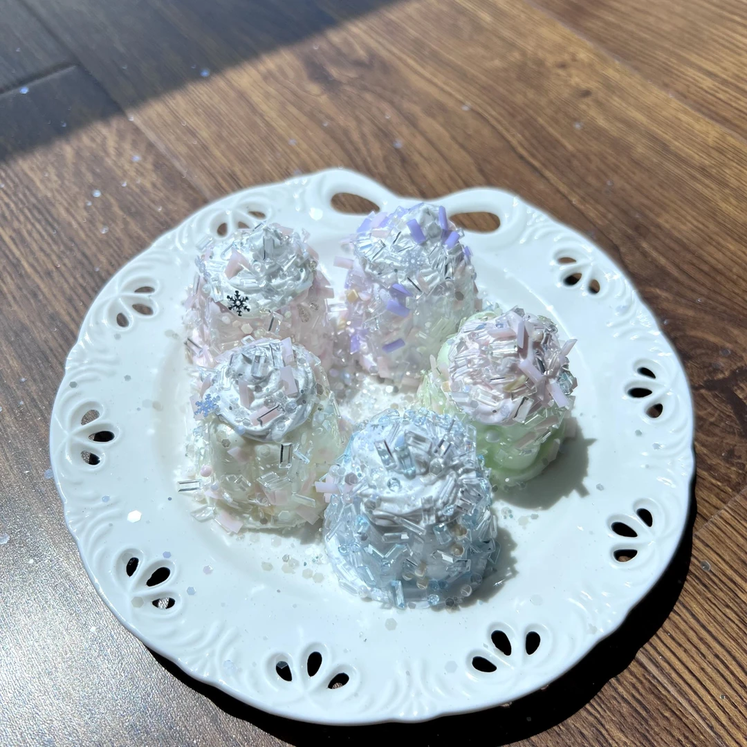 小布丁小蛋糕系列摆件随机颜色