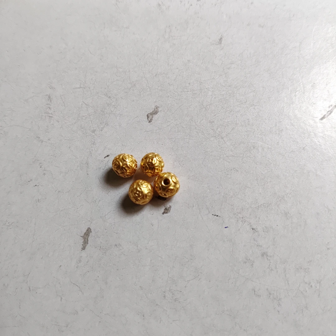 金元宝足金999貔貅珠子首饰