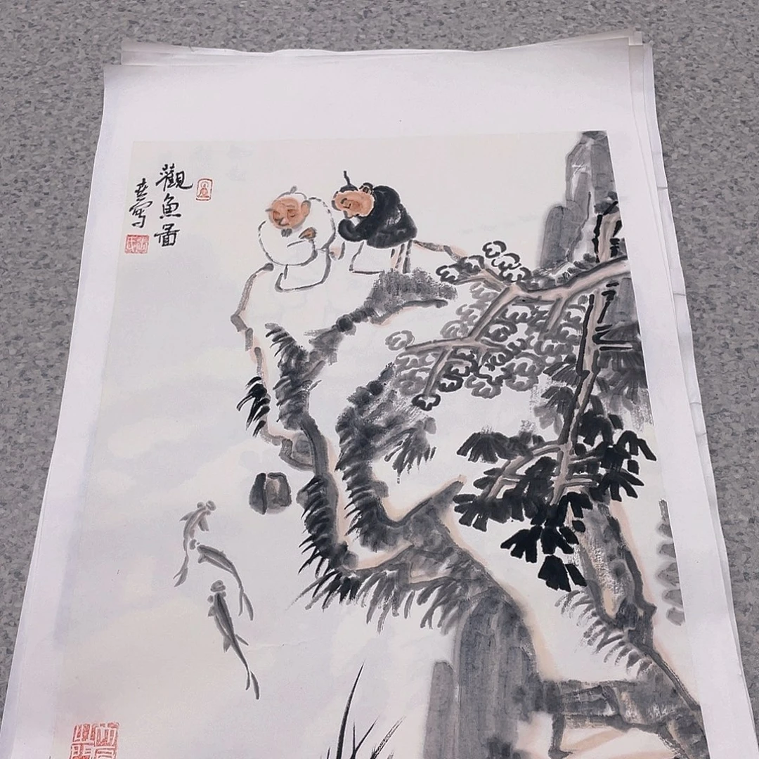 国画1.4平尺纯手绘国画作品