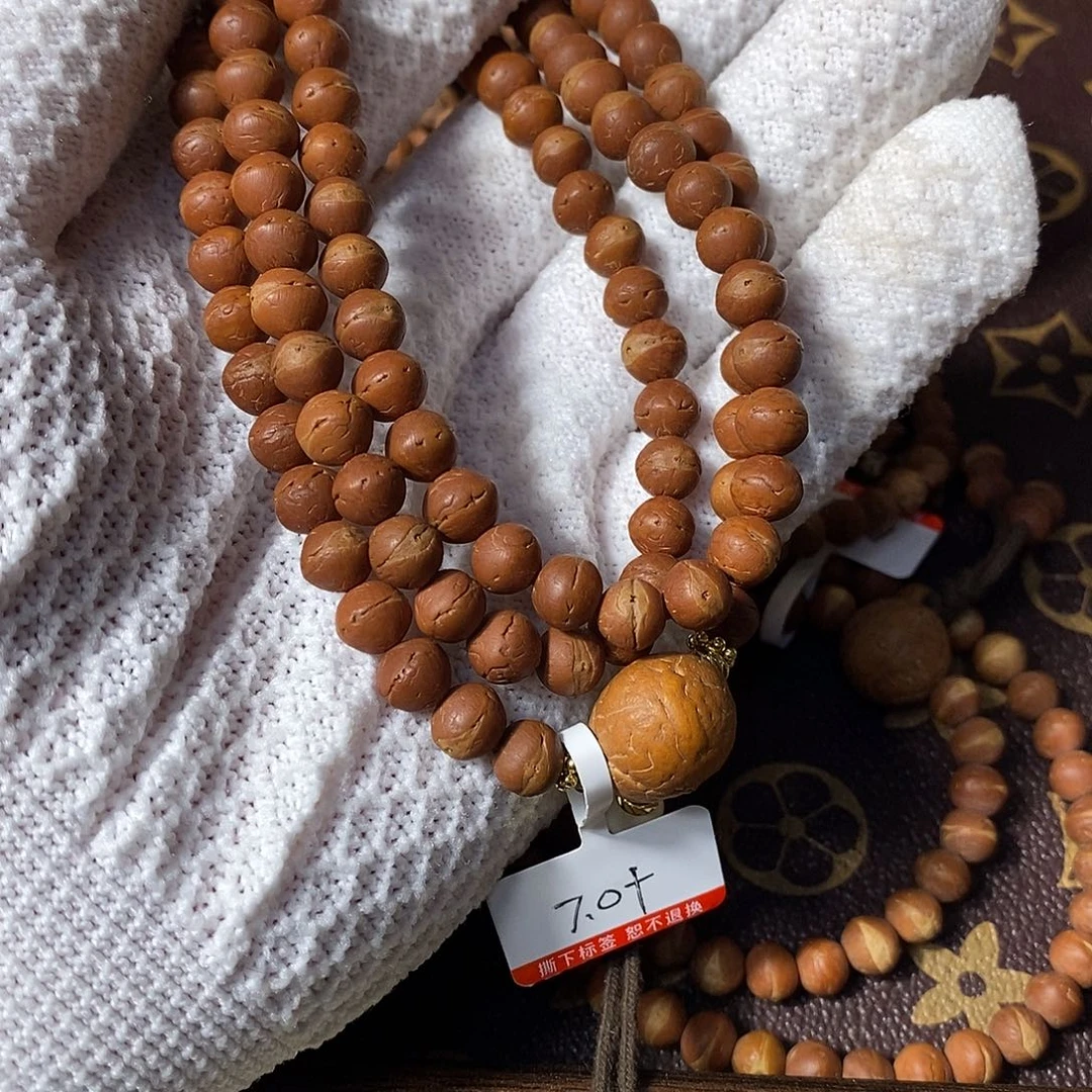 凤眼菩提手串7.0左右精修脖挂108颗