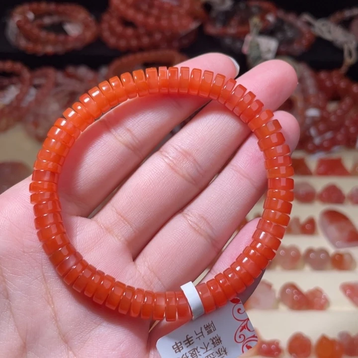 A***锋未镶嵌配饰南红玛瑙7+隔片单圈463