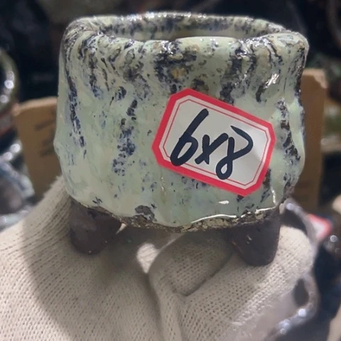 红陶粗陶花盆手工