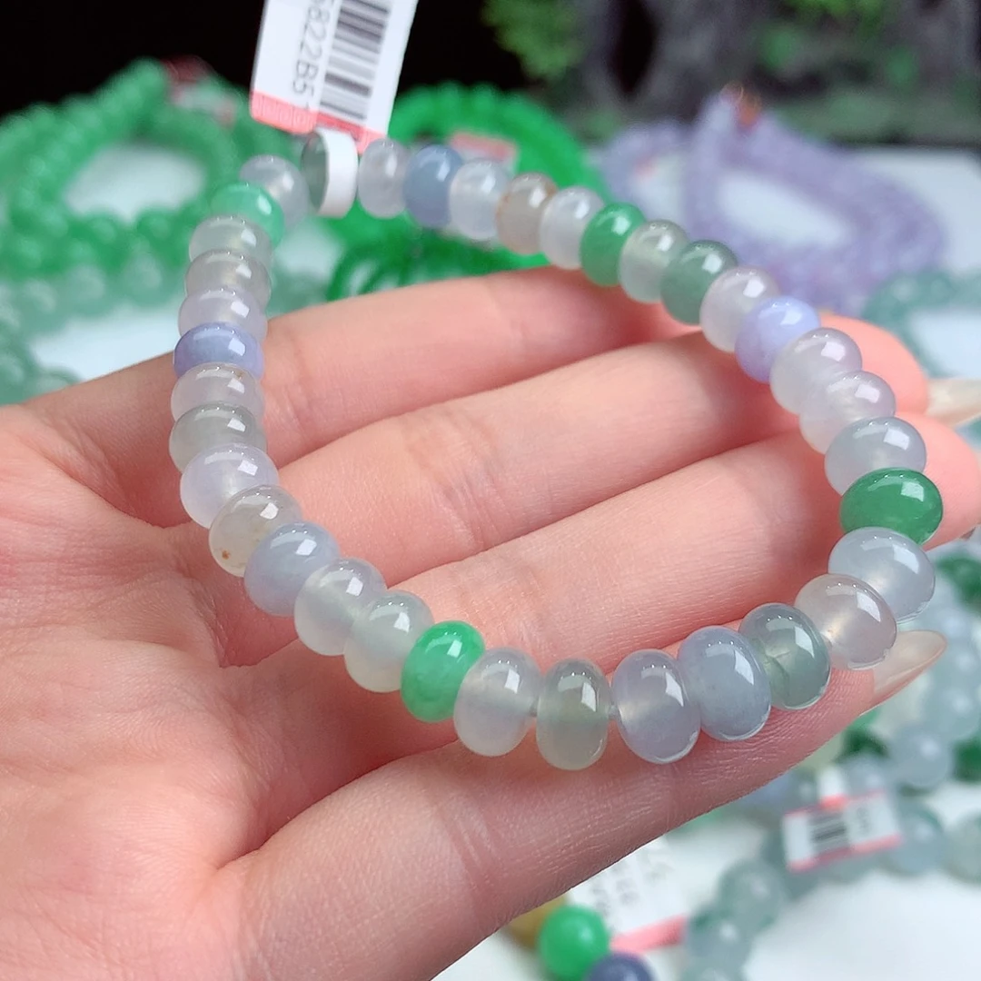 翡翠手链未镶嵌卡8