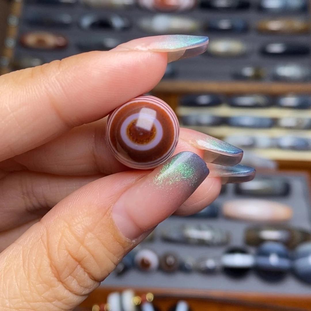 玛瑙/玉髓珠宝半成品未镶嵌青****?