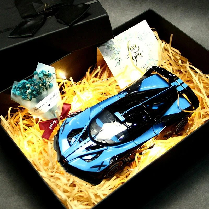 布加迪Bolide合金跑车模型仿真汽车玩具车模车车生日礼物收藏摆件