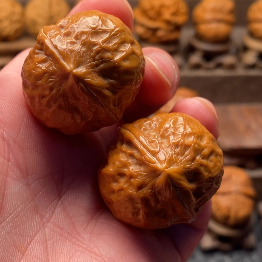 文玩核桃把件弹珠元宝36尺寸