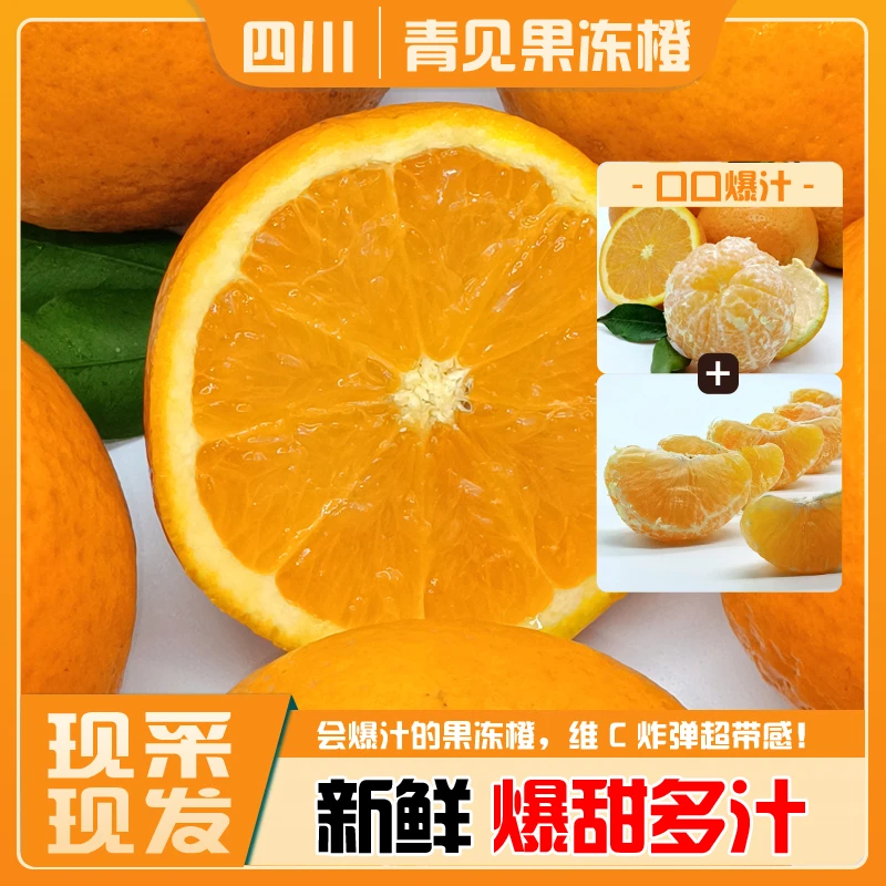 正宗四川青见果冻橙 现摘现发