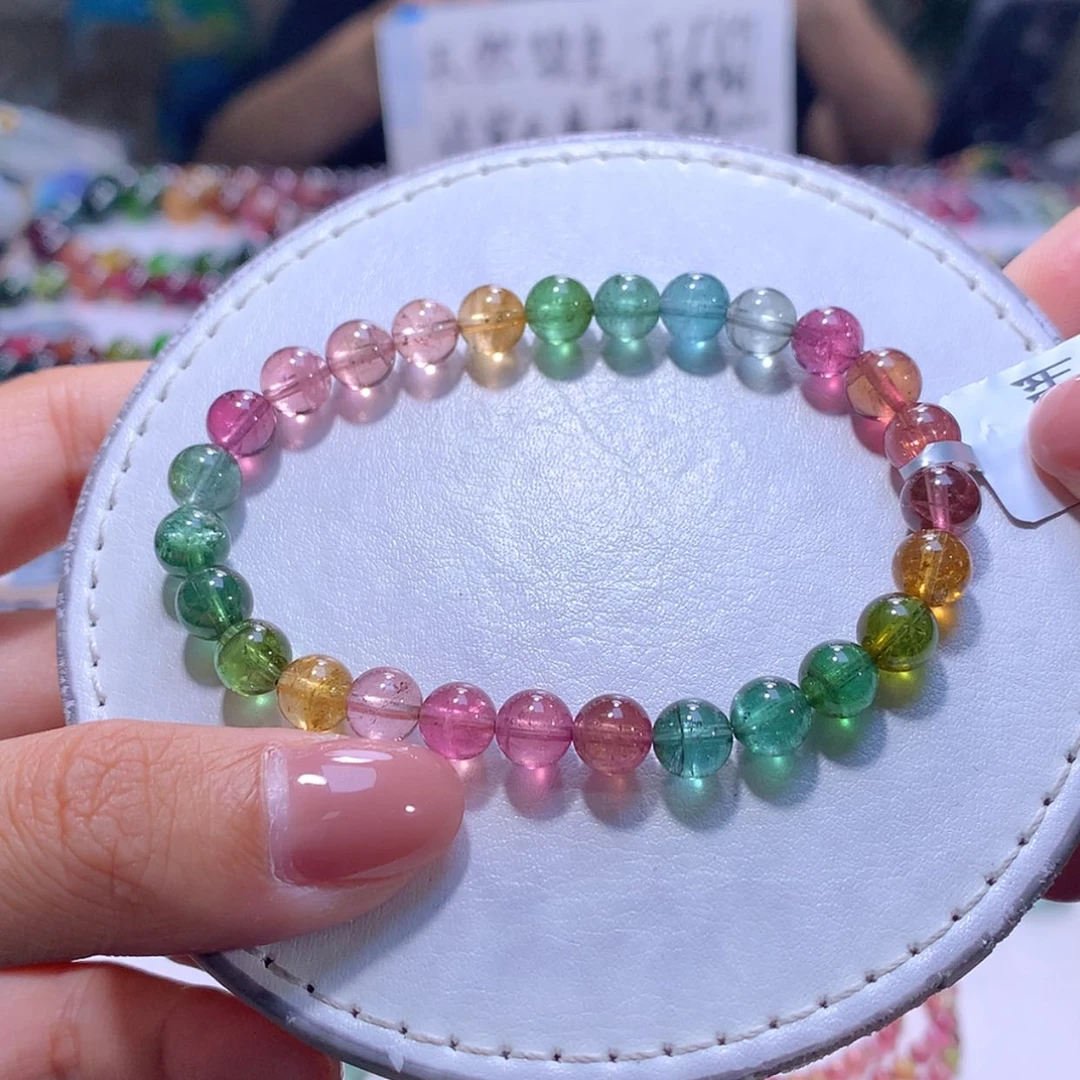 【闪购商品】未镶嵌手链碧玺7m