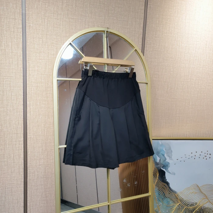 HQ66孕妇黑色短裤M90-120  XL140