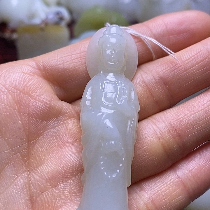 和田玉未镶嵌吊坠(不含链)